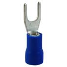 Terminal Pré-Isolado tipo Forquilha 2,5mm Azul com 100 unidaes Intelli Terminal Pré-Isolado tipo Forquilha 2,5mm Azul com 100 unidaes Intelli