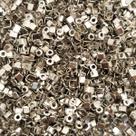 Terminal Quadrado 2mm Metal Níquel 300pçs 24g Bijuteria Artesanato Terminal Quadrado 2mm Metal Níquel 300pçs 24g Bijuteria Artesanato