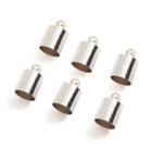 Terminal Redondo em Metal para Bijuteria 6x10mm