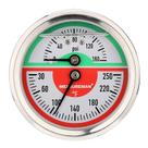 Termo-Manômetro Tridicator MEASUREMAN 2,5 polegadas 0-160 psi/30-250 C