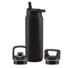 Termo ZULU Base 1.2L Acero Inoxidable 3 Tapas Negro Termo ZULU Base 1.2L Acero Inoxidable 3 Tapas Negro