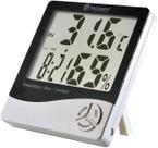 TermoHigrômetro Digital Lcd HTC-1 B-Max C Relógio e Alarme