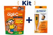 Termômetr Digital + Agil-C Kids Vitamina C Sabor Laranja