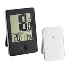 Termometro ambiente digital pop wireless black incoterm.