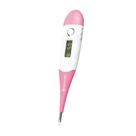 Termômetro Clínico Digital com Haste Flexível Rosa - 01 und