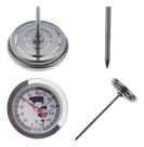 Termometro culinario analogico de inox 120 graus 14cm