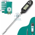 Termômetro Culinário Digital Espeto + Certificado De Calibração - Moura Instrumentos - Tp300p Preto
