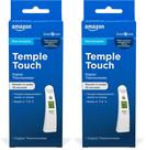Termômetro digital Amazon Basic Care Temple Touch, pacote com 2