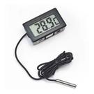 Termômetro Digital Com Sonda Para Freezer, Geladeira, Chocadeira, Freezer C - Preto