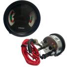 Termômetro e manômetro 85mm 40-100C 0-7 Kg/cm² Valme t 60 62 65 85 86 110 Com iluminação monitoramento da pressão do óleo do motor e da temperatura d