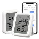 Termômetro higrômetro SwitchBot Bluetooth com controle de aplicativo 2Pk