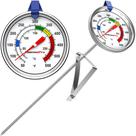 Termômetro para Doces ThermoPro com Clip para Panela, Sonda de 23 cm, Termômetro para Óleo de Fritura Profunda para Fritar e Fazer Doces, Termômetro para Líquidos, Chocolate, Açúcar, Caramelo, Cervejaria e Panificação