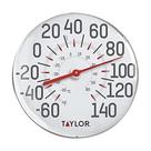Termômetro Taylor Metal Wall Wireless, 30 cm, interno e externo