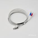 Termopar tipo j rosca m6 cabo 2 metros 0-600 graus