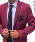 Terno Costume Slim Bordo - TAM 54