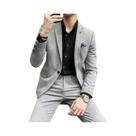 Terno De Luxo Masculino De Duas Peças Para Noivo, Traje Casual De Negócios Para Banquete Com Calças