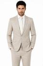 Terno Masculino Bege Areia Microfibra Slim Corte Italiano - T&C