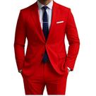 Terno Masculino Italiano Cores Vermelho Natal