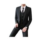Terno Masculino Slim Fit Estilo Britânico Formal Para Casamento S-8XL Blazer Colete Calças Casual Terno Masculino Slim Fit Estilo Britânico Formal Para Casamento S-8XL Blazer Colete Calças Casual