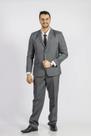 Terno Masculino Slim Oxford Inovatore Chumbo Jordhan