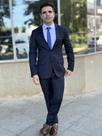 Terno Masculino Slim Poliviscose Azul Marinho Terno Masculino Slim Poliviscose Azul Marinho