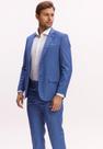 Terno Masculino Slim Poliviscose Denim Azul Claro Jordhan