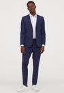 Terno Masculino Slim Principe de Gales Marinho Jordhan