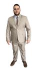 Terno Plus size bege madeira