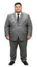 Terno Plus Size Essencial - Cinza Melange tamanho:66