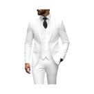 Terno Slim Fit De 3 Peças Para Casamento Masculino: Jaqueta, Colete E Calça Para Noivos E Padrinhos Terno Slim Fit De 3 Peças Para Casamento Masculino: Jaqueta, Colete E Calça Para Noivos E Padrinhos