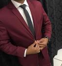 Terno slim marsala
