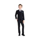 Ternos formais coloridos para meninos, 5 peças, slim fit, conjunto de uniformes escolares
