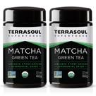 Terrasoul Superfoods Chá Verde Matcha Orgânico (Grau Cerimonial em Vidro Miron), 120g Terrasoul Superfoods Chá Verde Matcha Orgânico (Grau Cerimonial em Vidro Miron), 120g