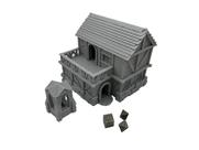 Terrenos de construção em miniatura de mesa HAUTICO, escala de 18 mm