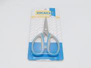 Tesoura 17cm Cabo Borracha OK-4073 - Okachi