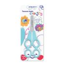 Tesoura Adaptada Dupla Tandem Color Joy
