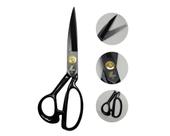 Tesoura Alfaiate Costura Reforçada Titanium Profissional 8'' Alta Precisão Corte Afiado Durável Ergonomia Lâmina Aço