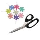 Tesoura Baijin + PASSADOR FLOR COLOCADOR DE LINHA EM AGULHA Tesoura Baijin + PASSADOR FLOR COLOCADOR DE LINHA EM AGULHA
