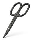 Tesoura BEZOX Curved Ultra Sharp Ergonomic Nail Tool Black