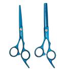Tesoura Blue Titanium Navalha 5,5” Desbates 6" Vertix
