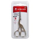 Tesoura, bordado forjado Singer, 10 cm com ponta curva dourada Tesoura, bordado forjado Singer, 10 cm com ponta curva dourada