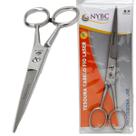 Tesoura Cabelo Fio Laser 6" (15,2 cm) NYBC Beauty -Ergonômica e confortável para cortes precisos