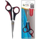 Tesoura Cabelo Fio Laser 6,5" Profissional Aço Inox Vermelha NYBC
