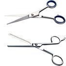 Tesoura Cabelo Profissional Fio Navalha + Desfiadeira Dentada Marco Boni + Pente de Corte em Carbono