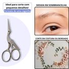 Tesoura Cegonha Premax 9cm Ouro Cor:Ouro Negro Tesoura Cegonha Premax 9cm Ouro Cor:Ouro Negro