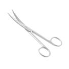 Tesoura cirurgica 15 cm curva fina/fina - abc