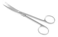 Tesoura Cirúrgica Curva Fina/Romba - 15Cm