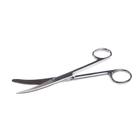 Tesoura cirurgica fina romba curva 10,5cm