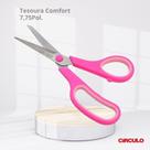 Tesoura Comfort 7,75 Pol. Cor Rosa