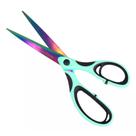 Tesoura Costura Titanium Colors Okachi Ok-008 21,5 Cm Cor Verde-Agua